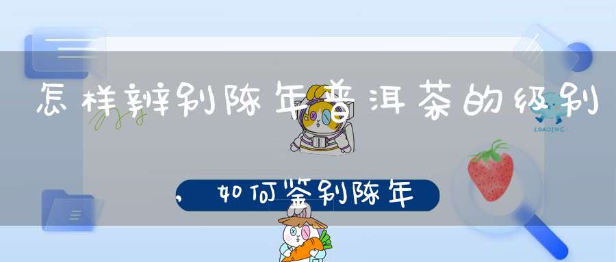 怎样辨别陈年普洱茶的级别,如何鉴别陈年普洱茶