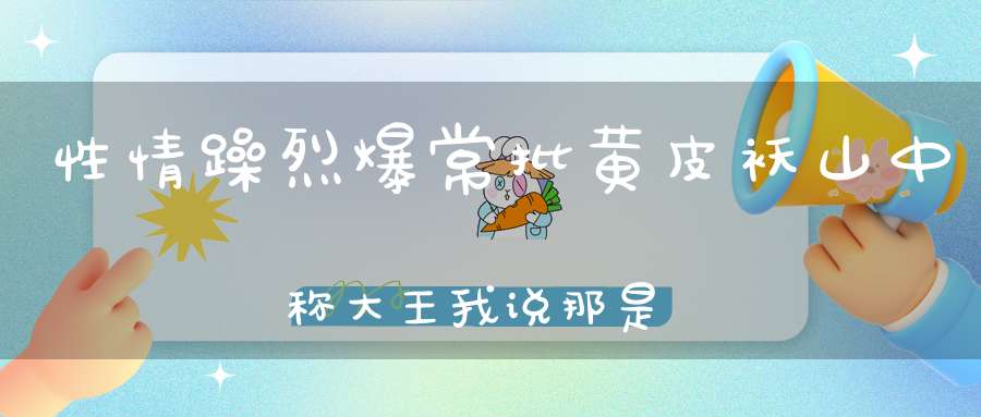 性情躁烈爆，常批黄皮袄，山中称大王，我说那是猫。（打一动物）