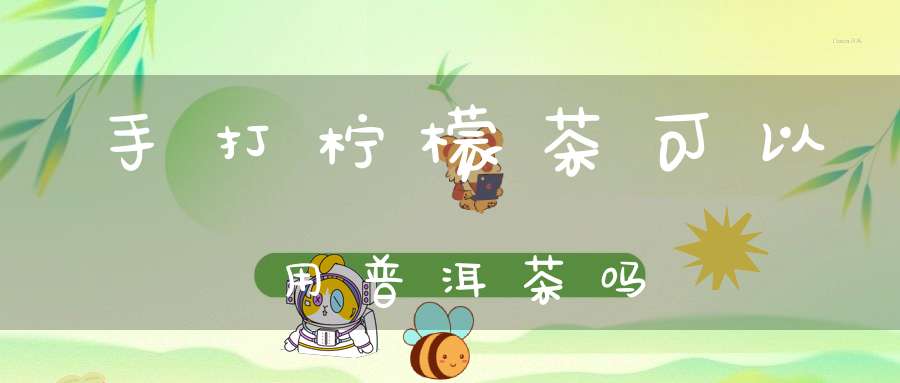 手打柠檬茶可以用普洱茶吗