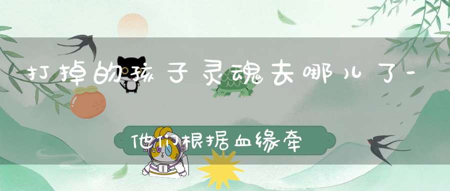 打掉的孩子灵魂去哪儿了-他们根据血缘牵引-跟在