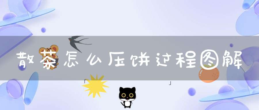 散茶怎么压饼过程图解