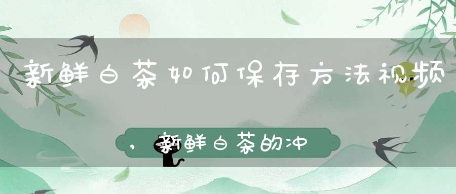 新鲜白茶如何保存方法视频,新鲜白茶的冲泡方法