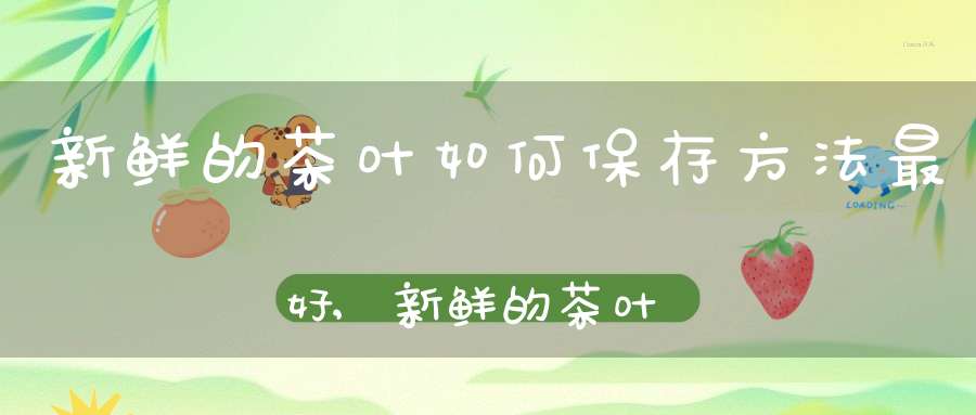 新鲜的茶叶如何保存方法最好,新鲜的茶叶怎样保存才能保鲜