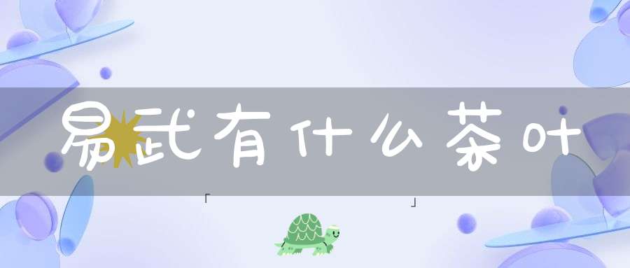 易武有什么茶叶