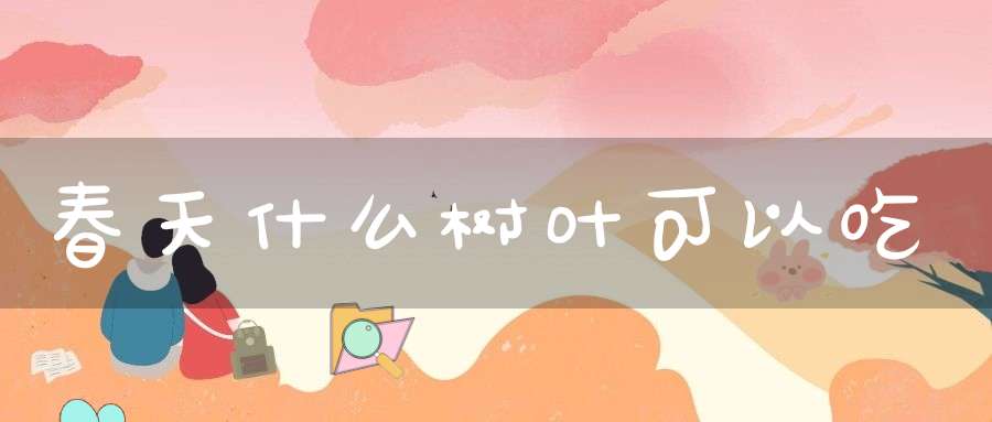 春天什么树叶可以吃