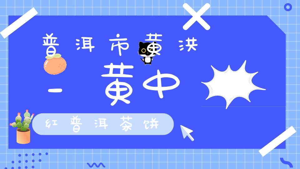 普洱市黄洪_黄中红普洱茶饼