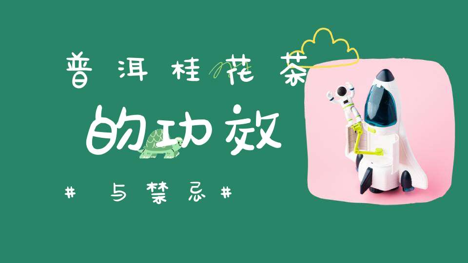 普洱桂花茶的功效与禁忌