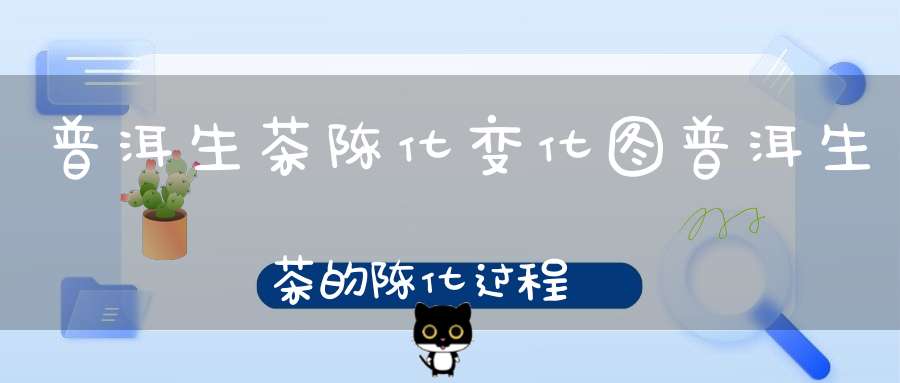 普洱生茶陈化变化图普洱生茶的陈化过程