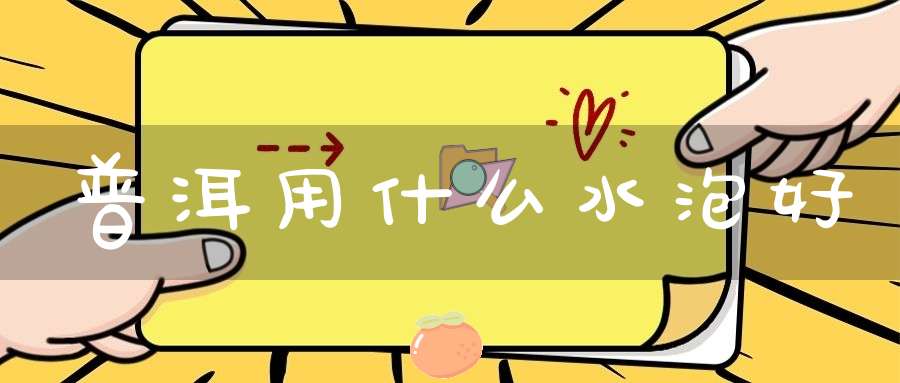 普洱用什么水泡好