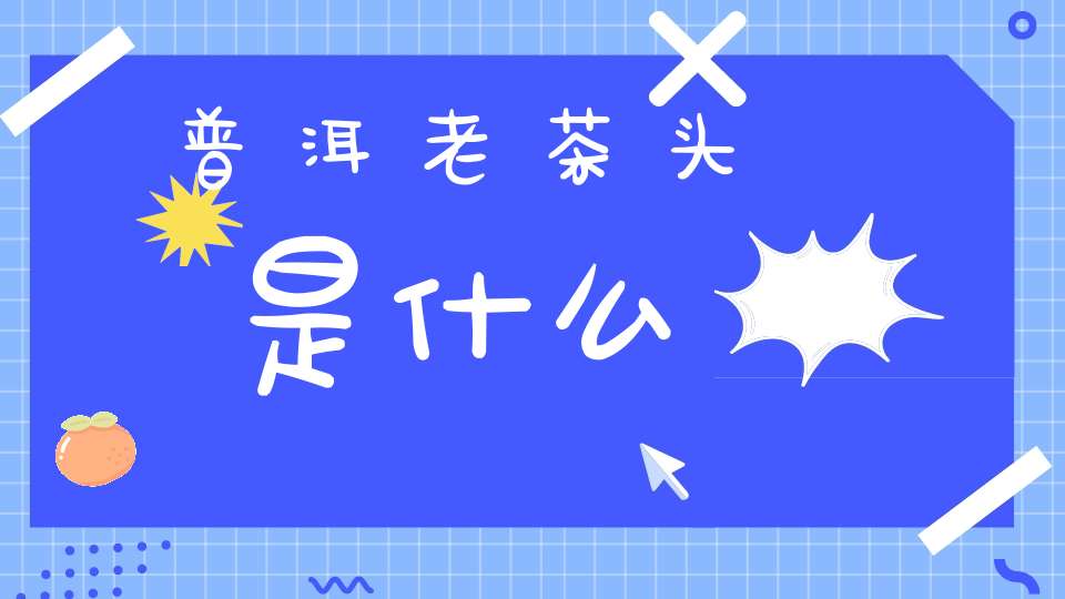 普洱老茶头是什么