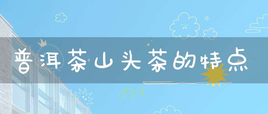 普洱茶山头茶的特点