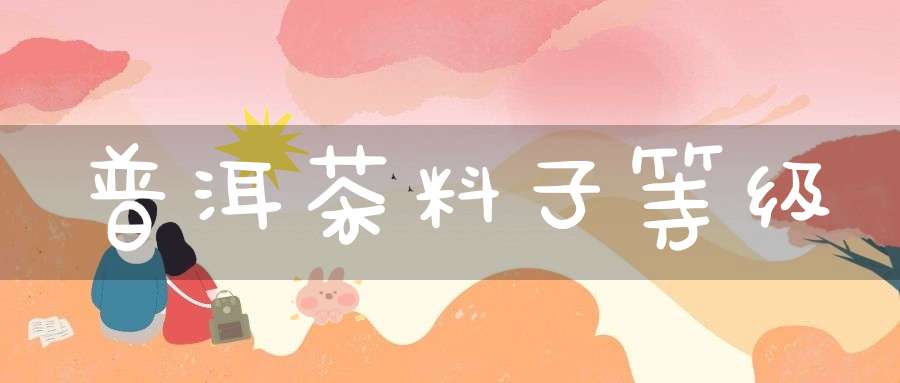 普洱茶料子等级