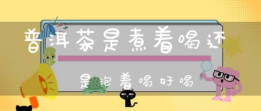 普洱茶是煮着喝还是泡着喝好喝