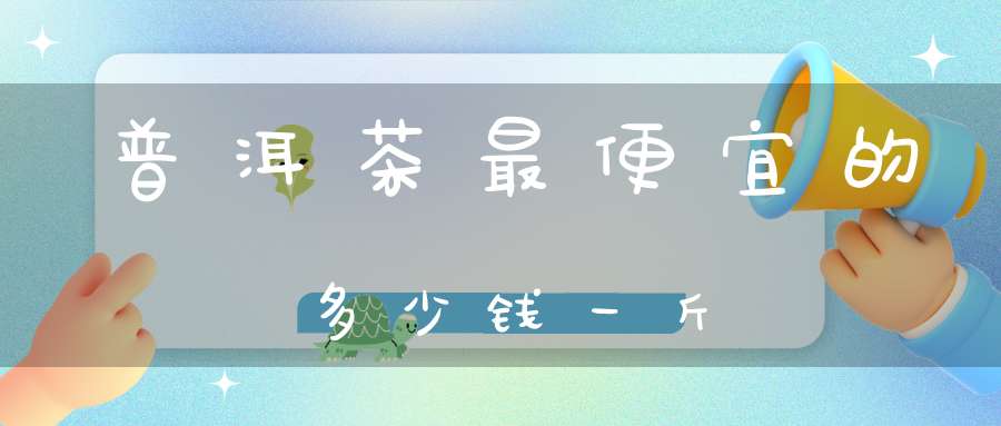 普洱茶最便宜的多少钱一斤