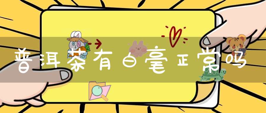 普洱茶有白毫正常吗