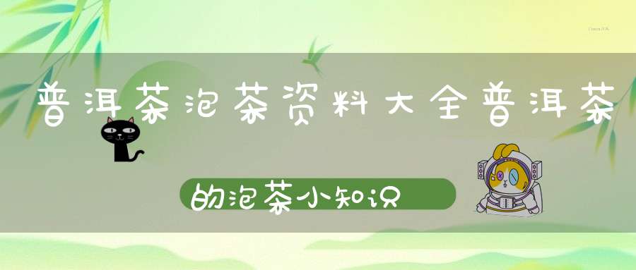 普洱茶泡茶资料大全普洱茶的泡茶小知识