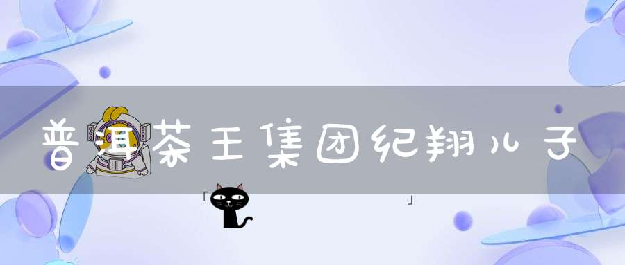 普洱茶王集团纪翔儿子
