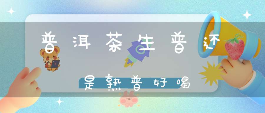 普洱茶生普还是熟普好喝