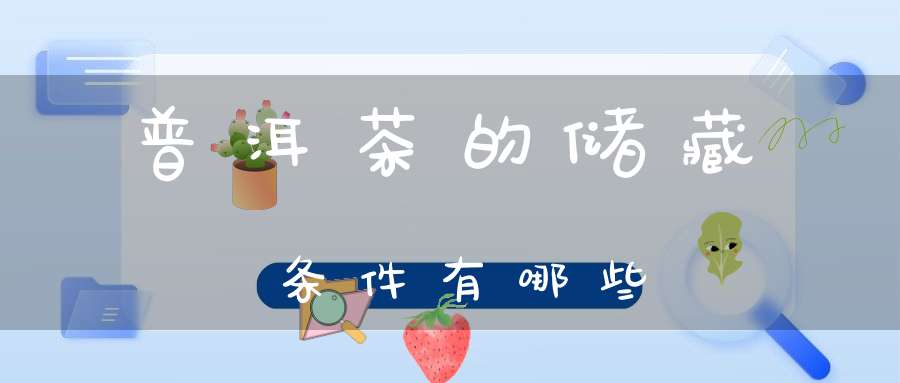 普洱茶的储藏条件有哪些