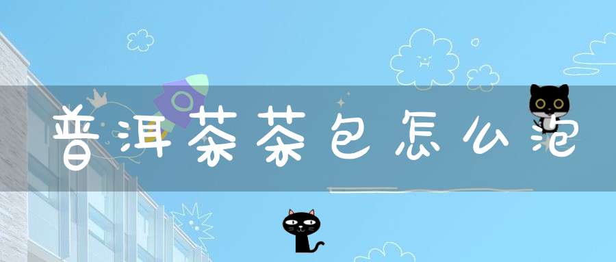普洱茶茶包怎么泡