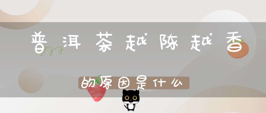 普洱茶越陈越香的原因是什么