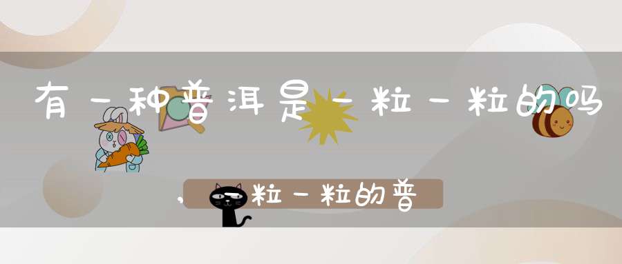 有一种普洱是一粒一粒的吗,一粒一粒的普洱熟茶