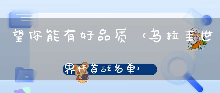 望你能有好品质 （乌拉圭世界杯首战名单）的谜底是什么?