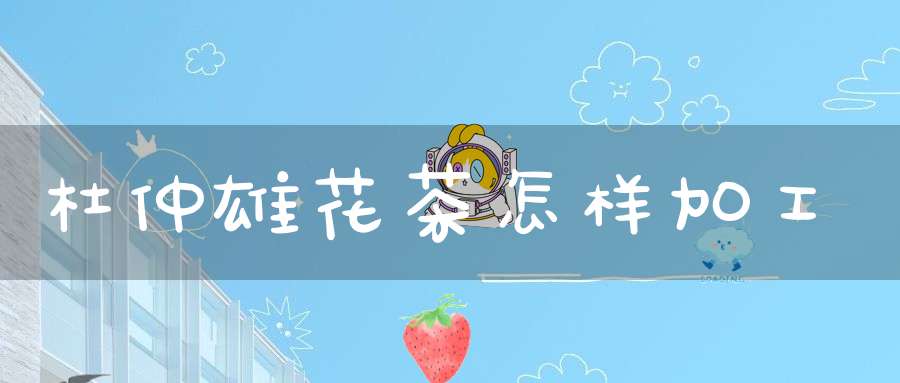 杜仲雄花茶怎样加工