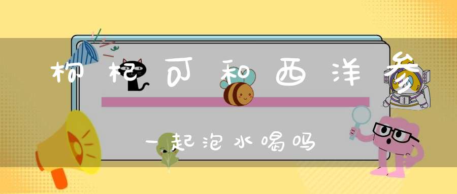 枸杞可和西洋参一起泡水喝吗