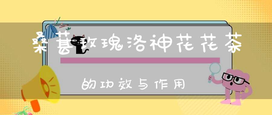 桑葚玫瑰洛神花花茶的功效与作用