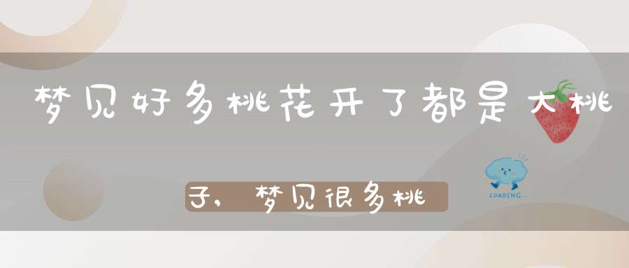 梦见好多桃花开了都是大桃子,梦见很多桃树开花了,还有桃子(20分)