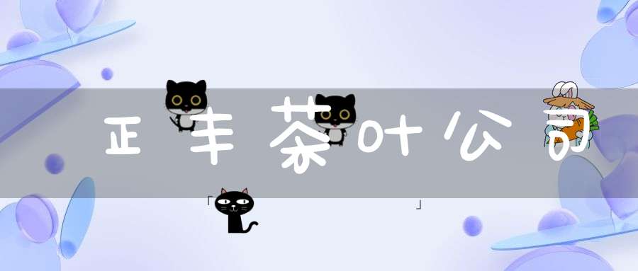 正丰茶叶公司