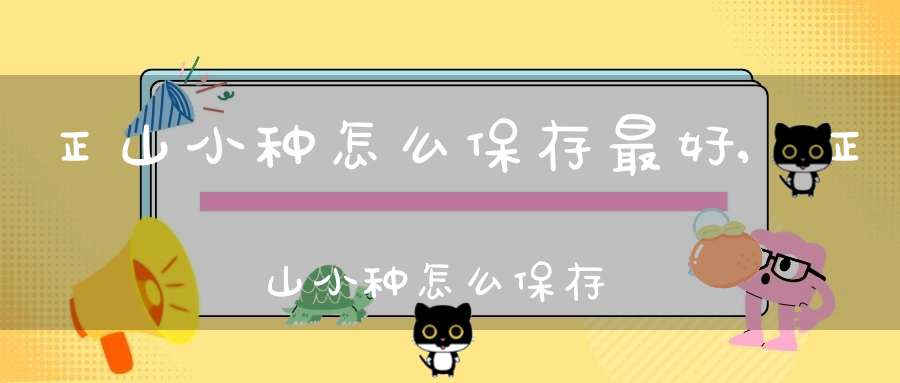 正山小种怎么保存最好,正山小种怎么保存储藏
