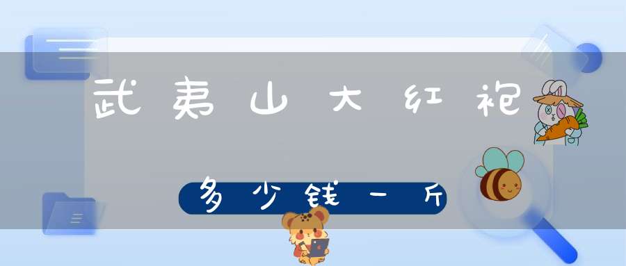 武夷山大红袍多少钱一斤