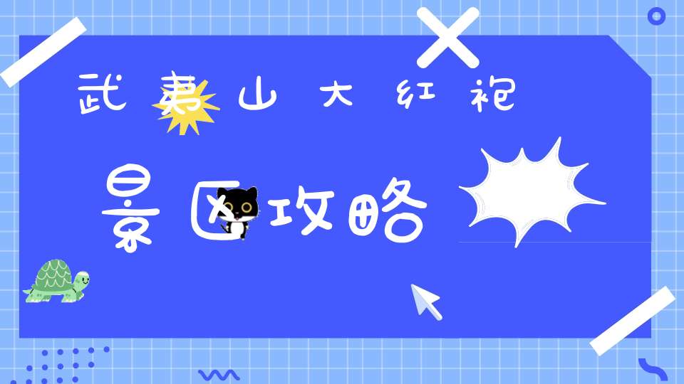 武夷山大红袍景区攻略