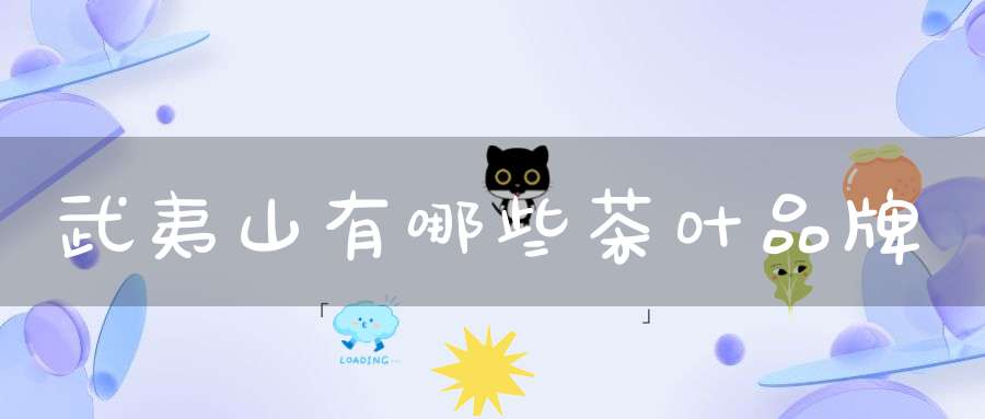 武夷山有哪些茶叶品牌