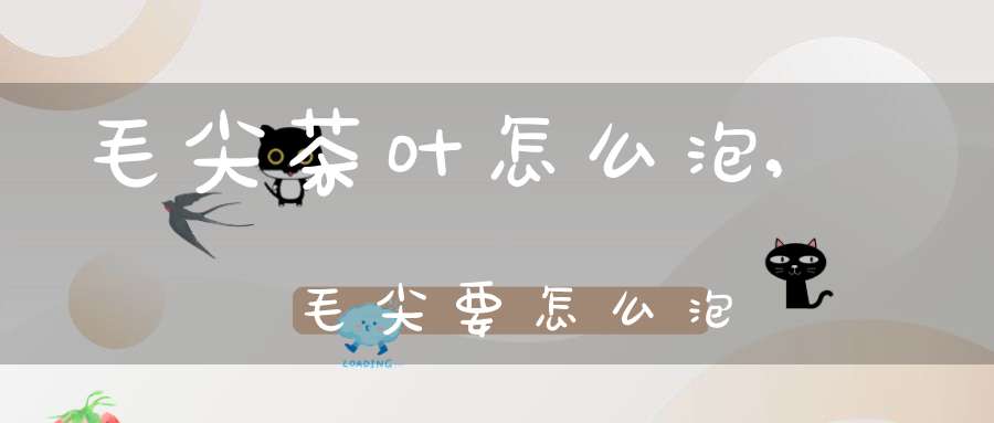 毛尖茶叶怎么泡,毛尖要怎么泡