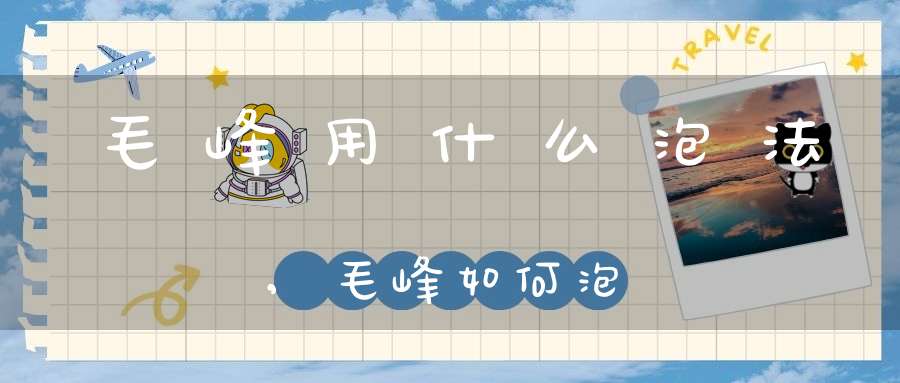 毛峰用什么泡法,毛峰如何泡