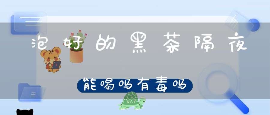 泡好的黑茶隔夜能喝吗有毒吗