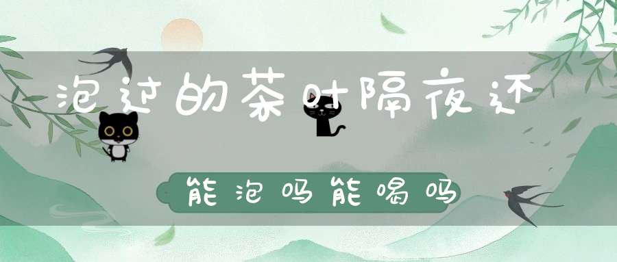 泡过的茶叶隔夜还能泡吗能喝吗