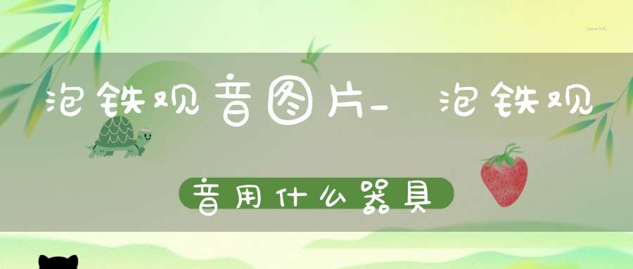 泡铁观音图片_泡铁观音用什么器具