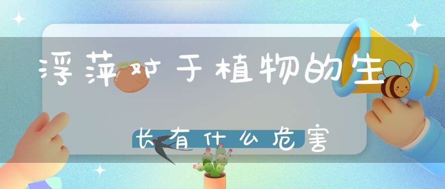 浮萍对于植物的生长有什么危害？