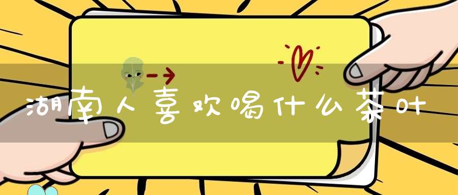 湖南人喜欢喝什么茶叶