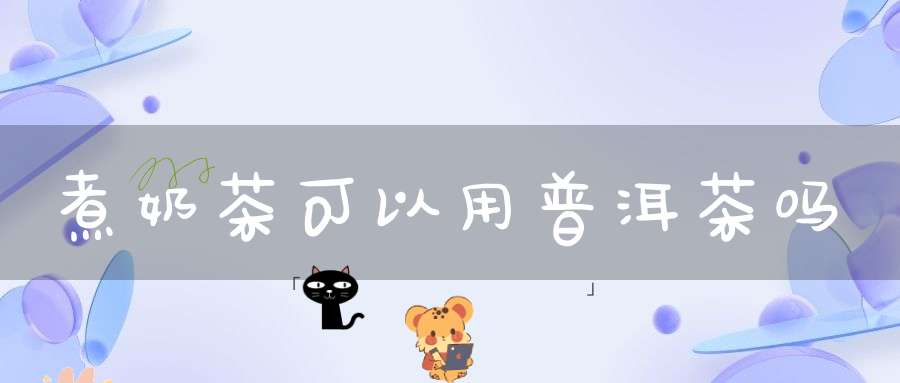 煮奶茶可以用普洱茶吗