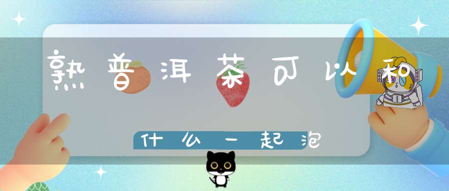 熟普洱茶可以和什么一起泡