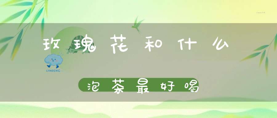 玫瑰花和什么泡茶最好喝