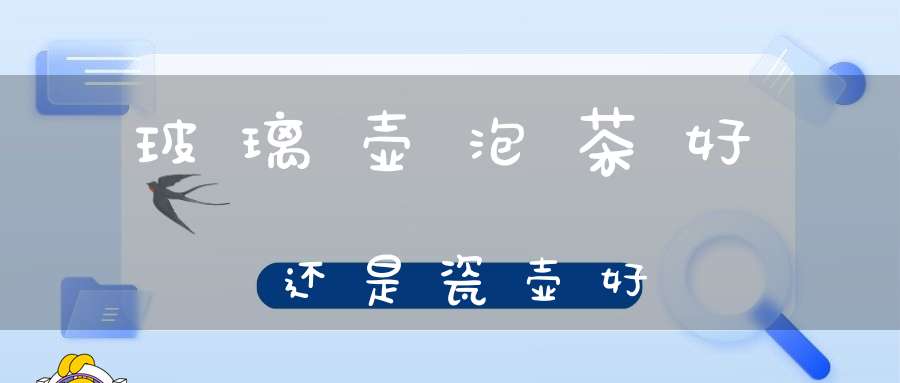 玻璃壶泡茶好还是瓷壶好