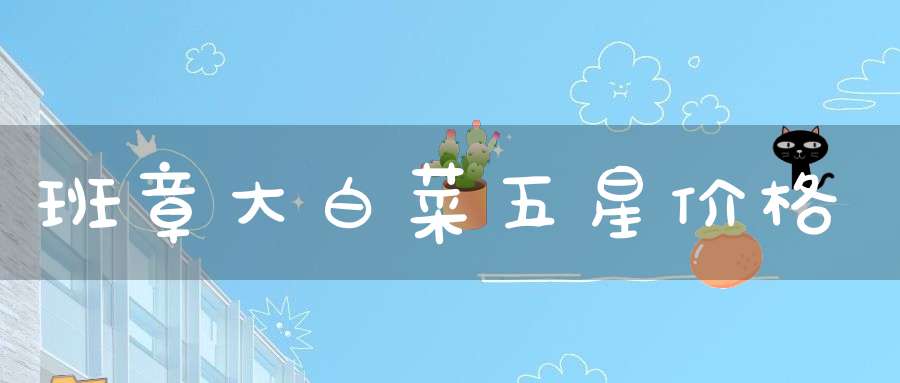班章大白菜五星价格