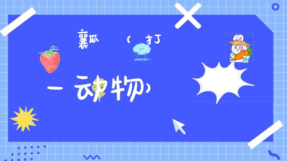 瓤（打一动物）