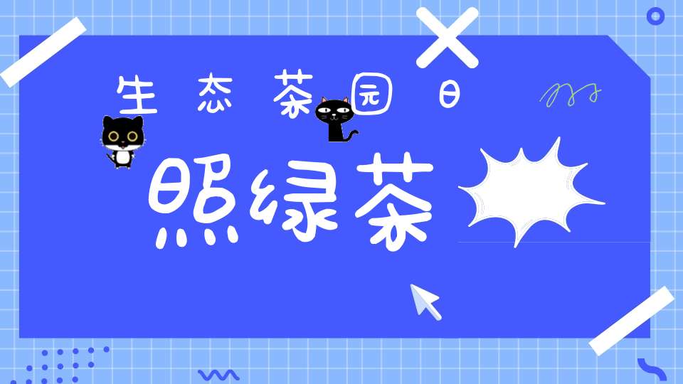 生态茶园日照绿茶